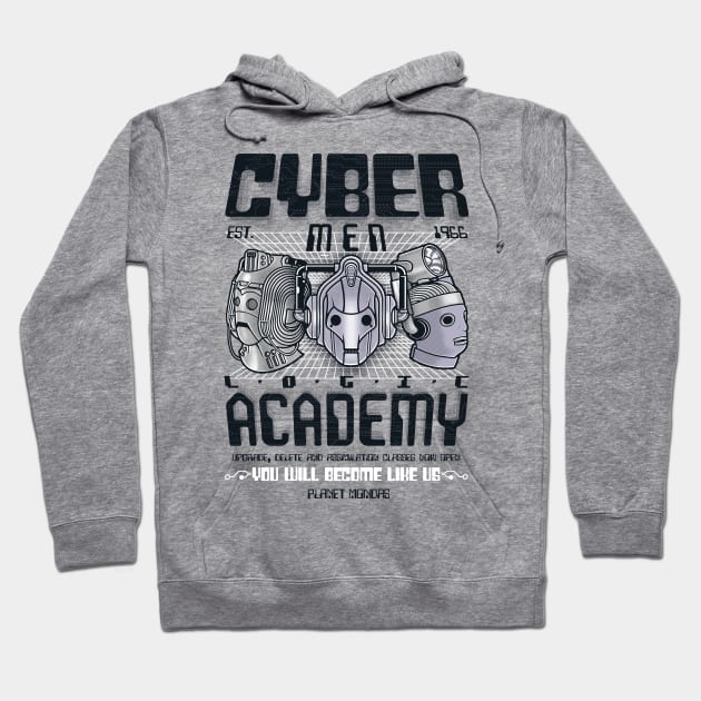 Cybermen Academy Hoodie by Arinesart